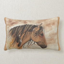 Almofada Lombar Arte majestosa do cavalo da série do mustang do