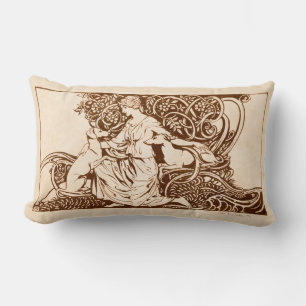 Almofada Lombar Arthur Rackham, Lady e Cães