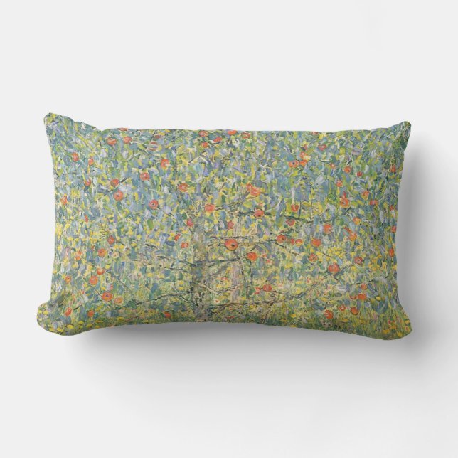 Almofada Lombar Árvore de Maçã de Gustav Klimt (Frente)