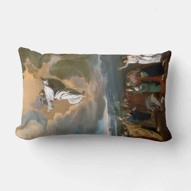 Almofada Lombar Ascensão (Cristo de Jesus Crescendo no Céu) (Frente)