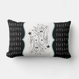 Almofada Lombar ASL ILY Handsign Pillow