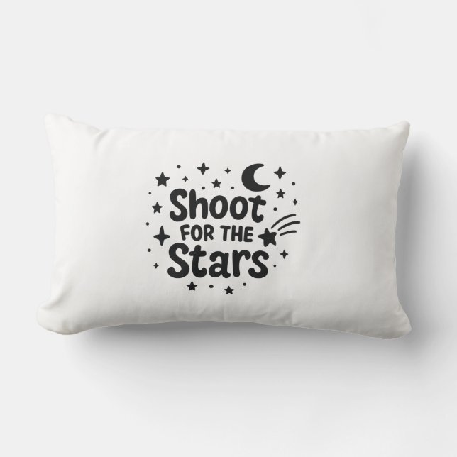 Almofada Lombar Atire nas Estrelas (Frente)