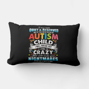 Almofada Lombar Autismo Autista Atenção Partes de Quebra-cabeça Pr