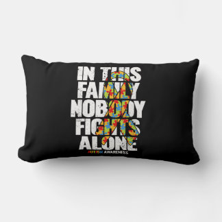 Almofada Lombar Autismo Sensibilização Camisa Suporte Família Mãe 