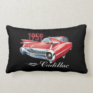 Almofada Lombar Automóvel Classic de Cadillac Vermelho 1959