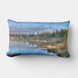 Almofada Lombar Autumn Sunrise no lago Moosehead Maine