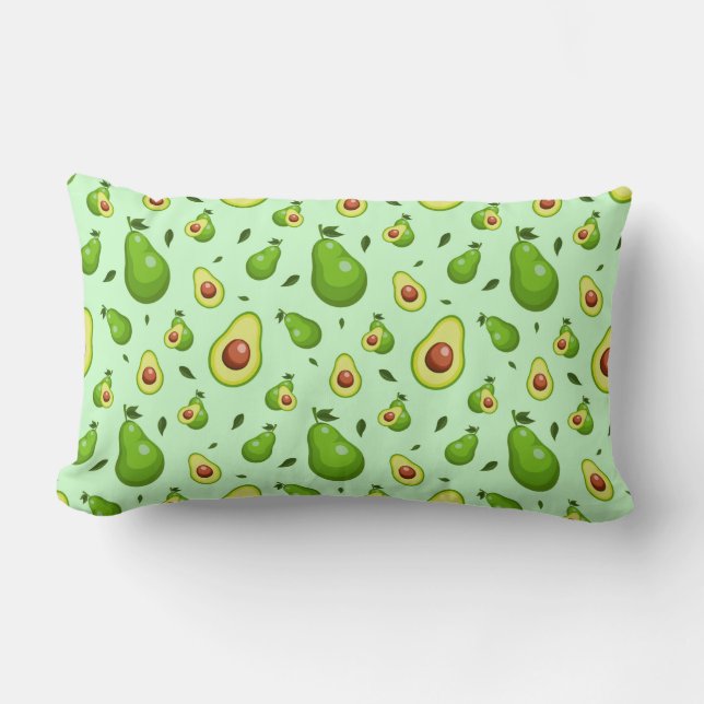 Almofada Lombar Avocado Pattern (Frente)