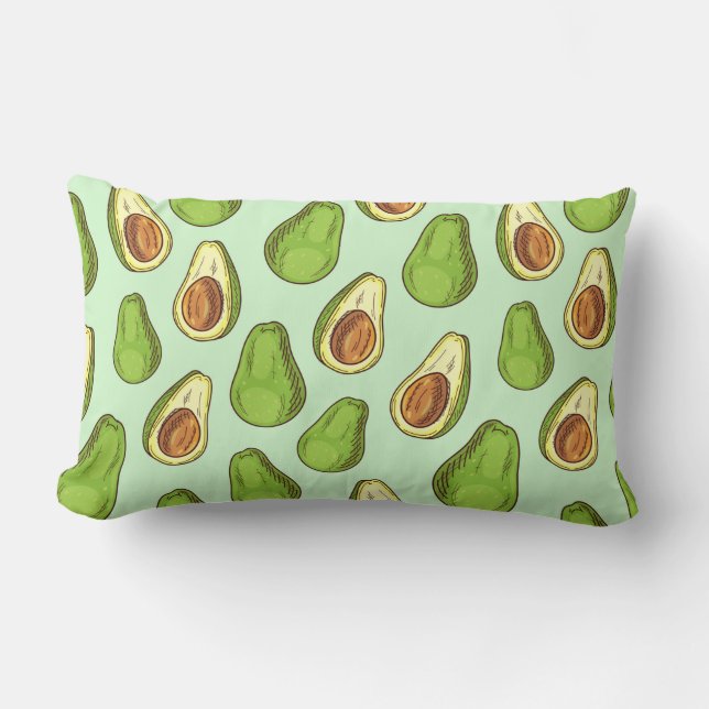 Almofada Lombar Avocado Pattern (Frente)