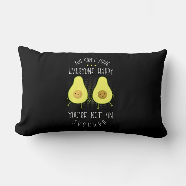Almofada Lombar Avocado Pode Fazer Todo Mundo Feliz (Frente)