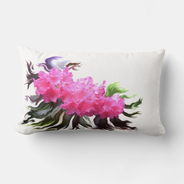 Almofada Lombar Azaleas (Frente)