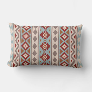 Almofada Lombar Aztec Essência Ptn IIIb Taupe Blue Crm Terracottas