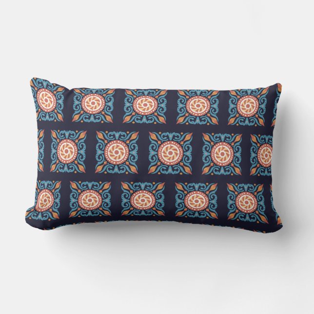 Almofada Lombar Azulejo Boho (Frente)
