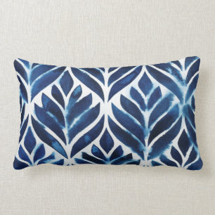Almofada Lombar Azulejos Cobalt Watercolor IV