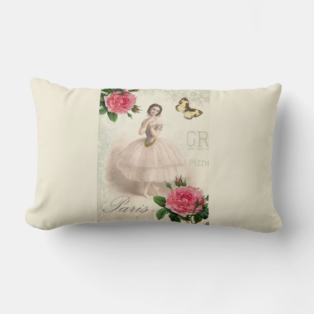 Almofada Lombar Bailarina parisiense (Frente)