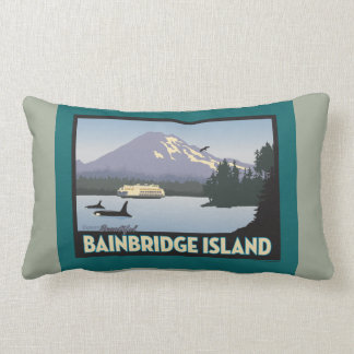 Almofada Lombar Bainbridge Island - Arte Poster com estilo retroat
