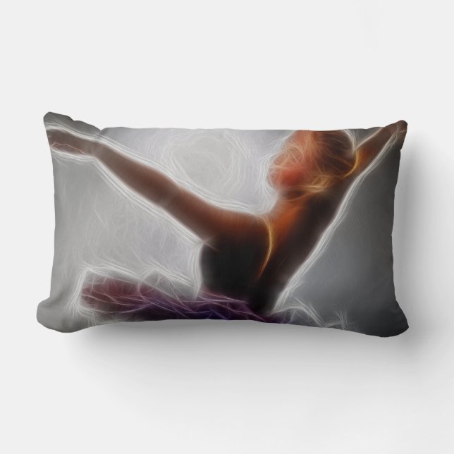 Almofada Lombar Ballerina mostra suas linhas (Frente)