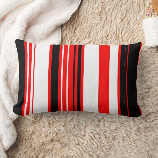 Almofada Lombar Bandas brancas e Pretas (Cobertor)