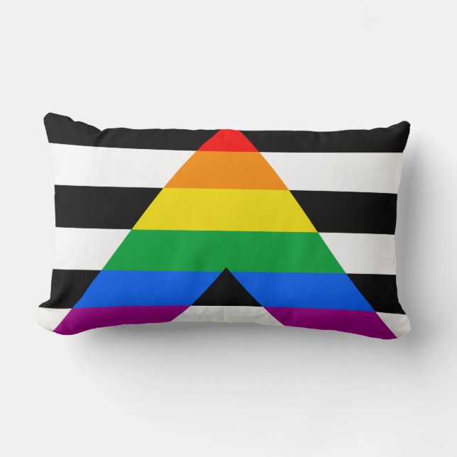 Almofada Lombar Bandeira Aliada LGBTQ+ (Frente)