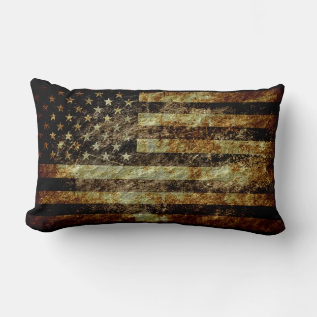 Almofada Lombar Bandeira Americana (Frente)