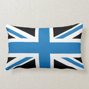 Almofada Lombar Bandeira azul escuro legal de Union Jack Ingleses