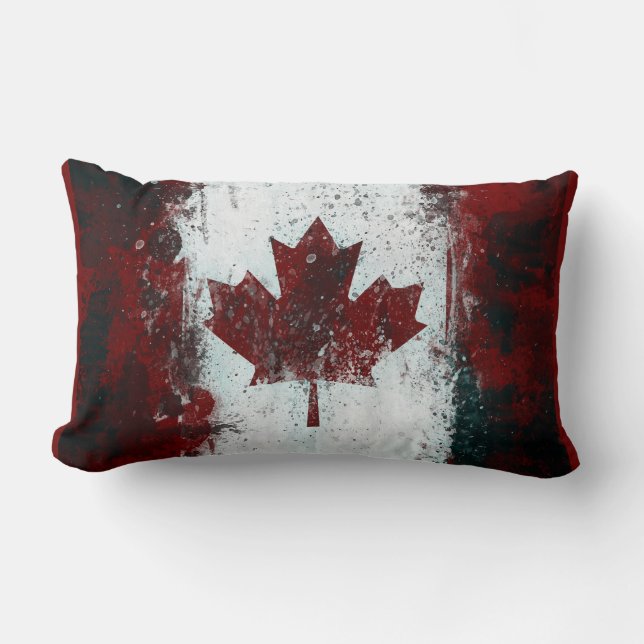 Almofada Lombar Bandeira canadense (Frente)