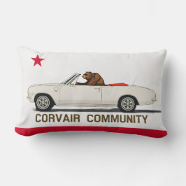 Almofada Lombar Bandeira Convertível da Corvair Community Californ