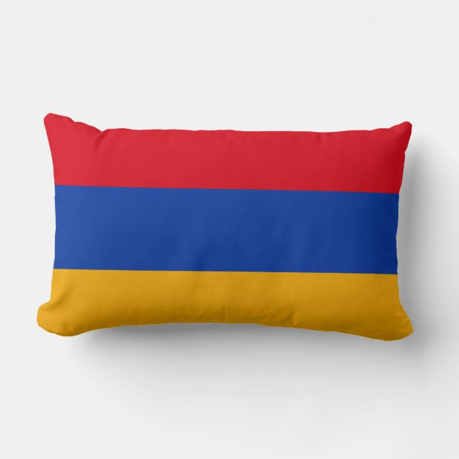 Almofada Lombar Bandeira da Armênia (Frente)