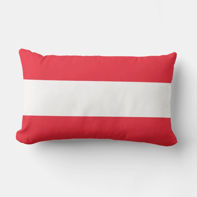 Almofada Lombar Bandeira da Áustria (Frente)