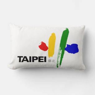 Almofada Lombar Bandeira da Cidade de Taipei (Taiwan)