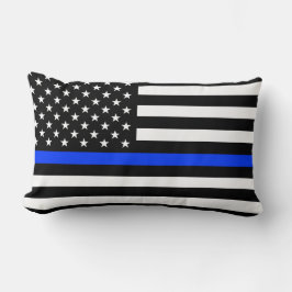 Almofada Lombar Bandeira da Polícia Thin Blue Line