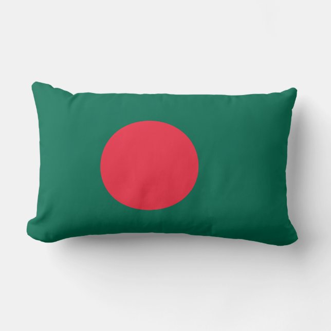 Almofada Lombar Bandeira de Bangladesh (Frente)