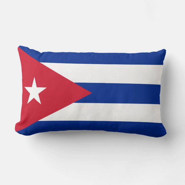 Almofada Lombar Bandeira de Cuba (Frente)