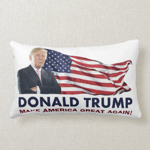 Almofada Lombar Bandeira de Donald Trump E.U.