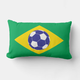 Almofada Lombar Bandeira de futebol brasileiro