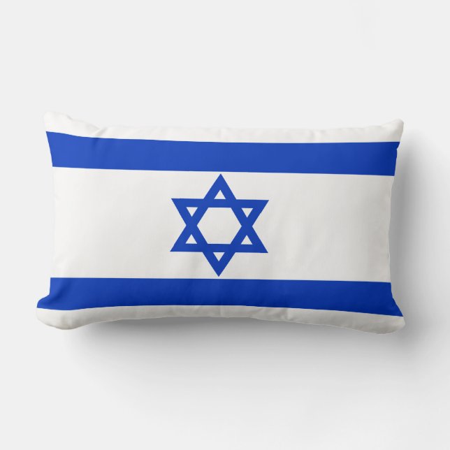 Almofada Lombar Bandeira de Israel (Frente)