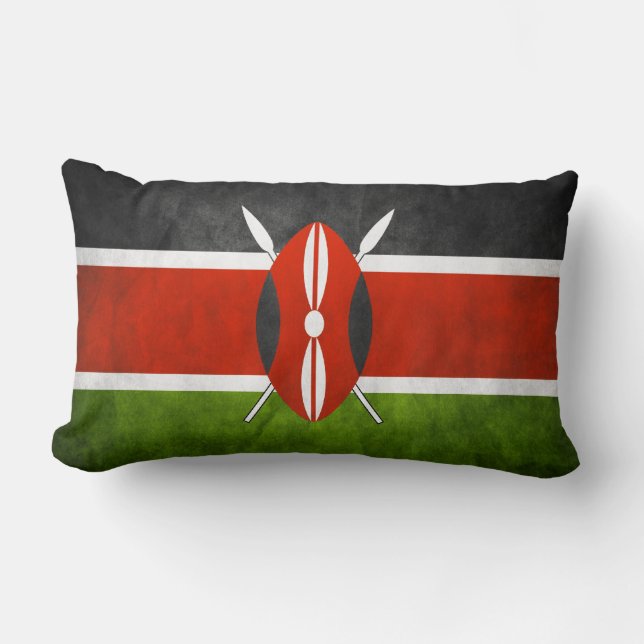 Almofada Lombar Bandeira de Kenya (Frente)
