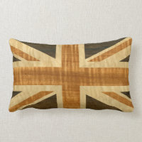 Bandeira de madeira de Union Jack Reino Unido
