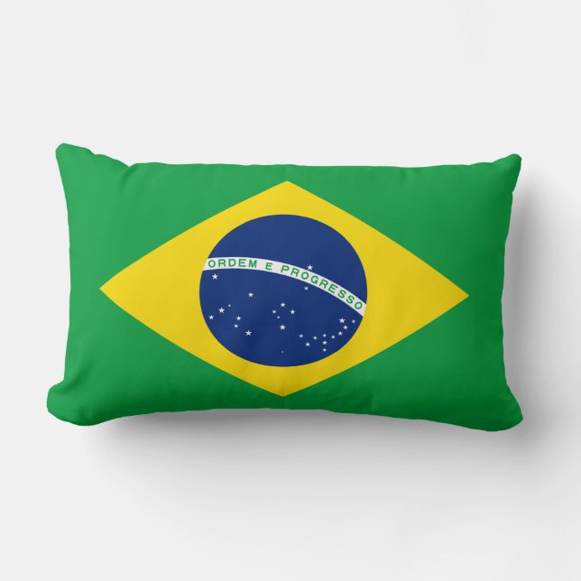 Almofada Lombar Bandeira do Brasil (Frente)