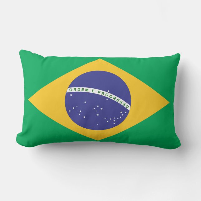 Almofada Lombar bandeira do Brasil (Frente)