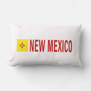Almofada Lombar Bandeira do Novo México Símbolo do Zia