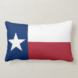 Almofada Lombar Bandeira do Texas Vermelha Branca Azul