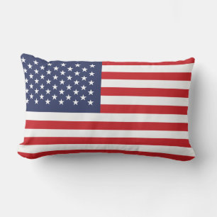 Almofada Lombar Bandeira Patriota Vermelha