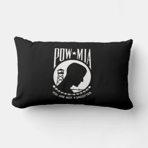 Almofada Lombar Bandeira POW MIA: Soldados Desaparecidos da Guerra