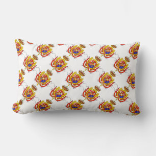 Almofada Lombar Banner vermelho branco Grão-Ducado da Toscana