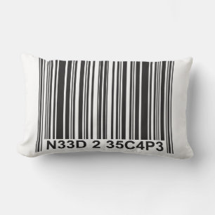 Almofada Lombar Barcode Leettalk - Precisa escapar
