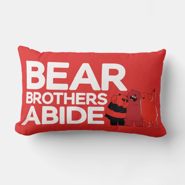 Almofada Lombar Bare Bears - Bear Brothers Abide (Frente)