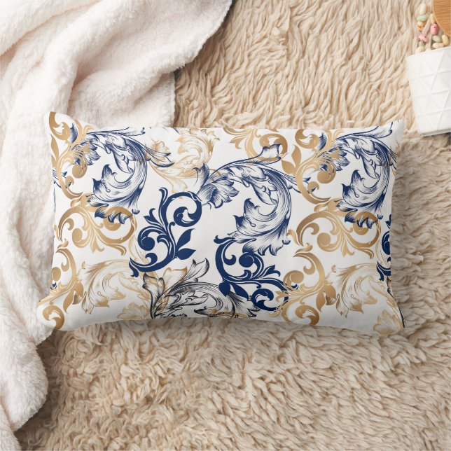 Almofada Lombar Baroque-Style Retro Classic Pattern  (Cobertor)