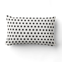 BASIC BLACK n WHITE THROW PILLOW
