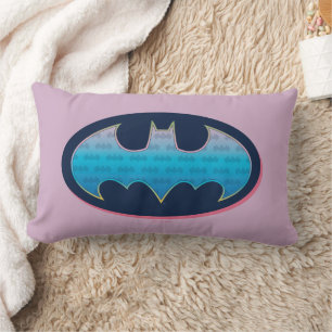 Almofada Lombar Batman Símbolo rosa e azul