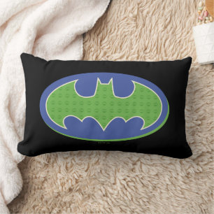 Almofada Lombar Batman Símbolo roxo e verde
